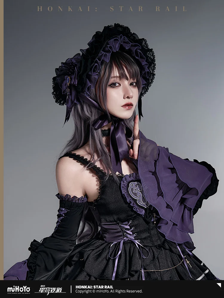 

Pre-sale in Jan Genuine MiHoYo Herta Hat Necklace The Herta Impreession Series Cosplay Costumes Props Halloween Gifts