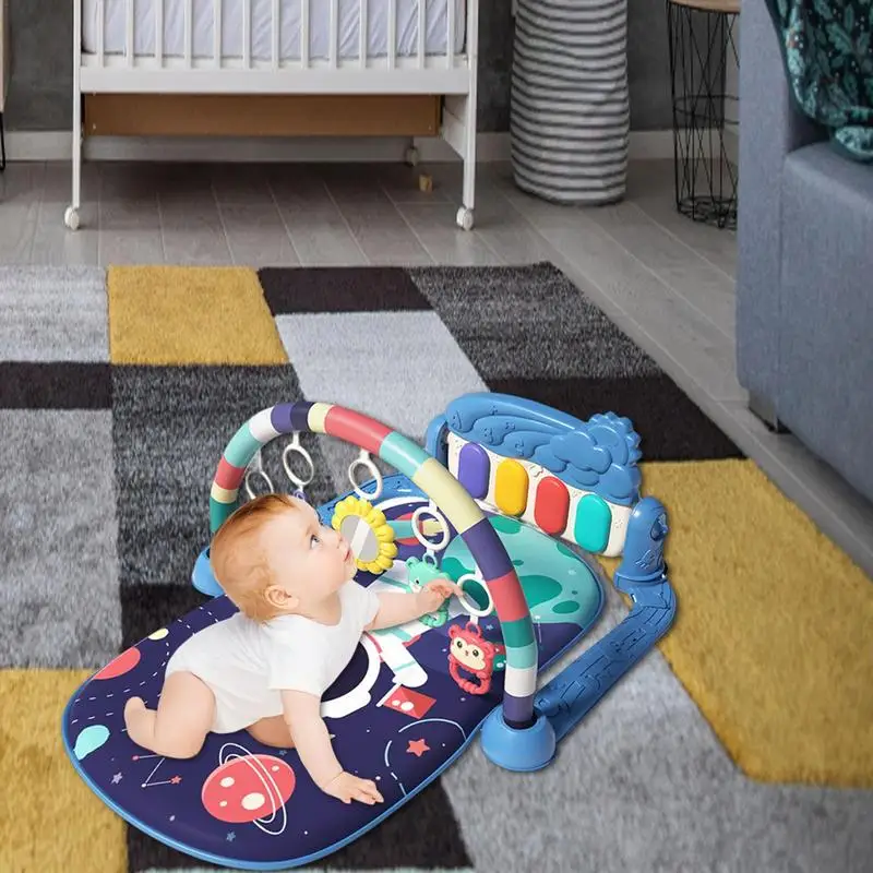 Baby Music Rack Play Mat Crawling Blanket Infant Playmat Early Education Crawling Game Toy For Newborn Gifts