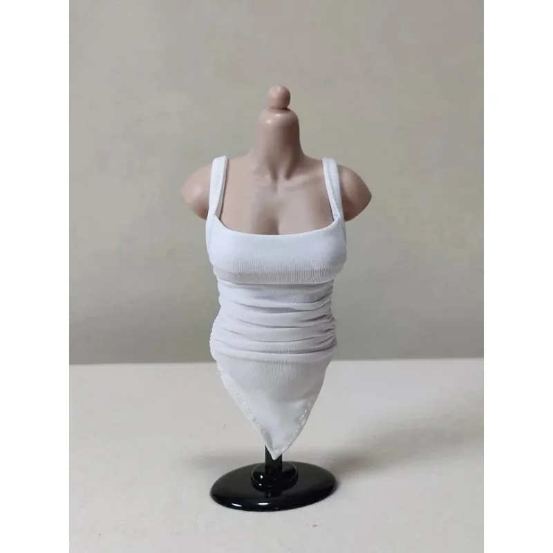 DMTOYS DF069 DF073 DF081 DF080 DF095 1/6  Soldier T-shirt Top Vest Shirt Clothes Fit 12'' Female Action Figure Body Decor