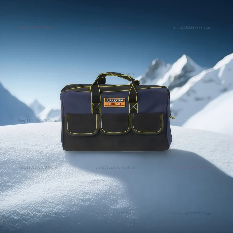 16인치 18인치 전기 기술자 공구 가방, 고강도 방수 1680D 옥스포드 다용도 포켓 수납 휴대용 가방 (건설 및 DIY용)