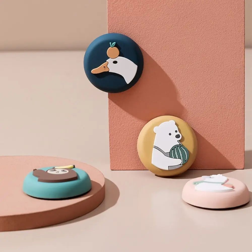 

Настенная защита, дверная накладка, дизайн с животными, противоударная дверная ручка, бампер, противоударный силиконовый дверной стопор, наклейка на стену