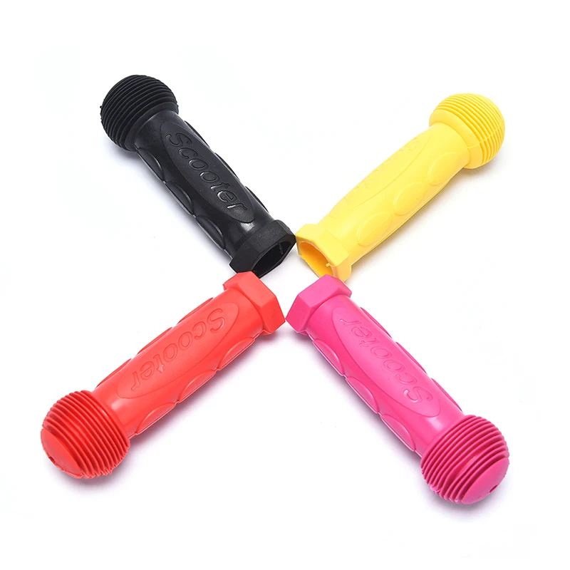 

1 Pair Children Bike Bicycle Rubber Skateboard Scooter Handlebar Grips Anti-slip