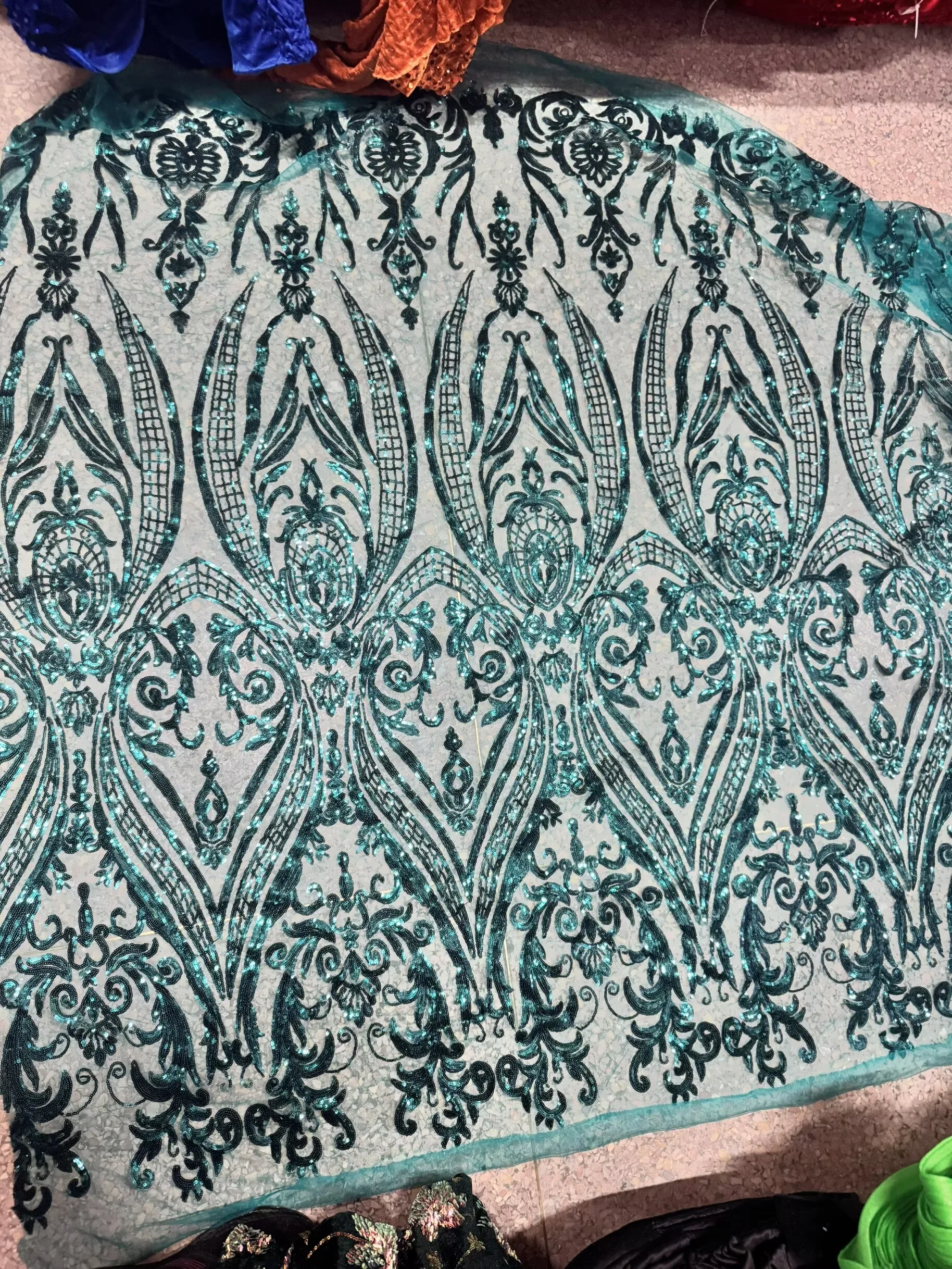 2-novas-cores-de-tecido-de-renda-com-glitter-colado-tissus-america-para-vestido-de-noite-renda-seca-tela-de-malha-com-lantejoulas-tecido-para-vestido-de-mae
