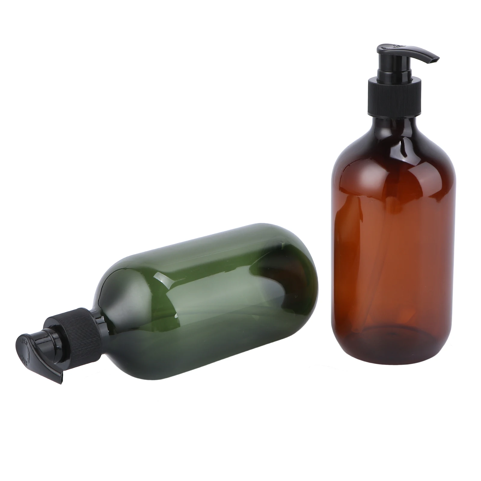 

2Pcs 500Ml Empty Lotion Bottle Premium Reusable Lightweight Container for Shampoo Shower Gel Liquid Soap Multifunctional