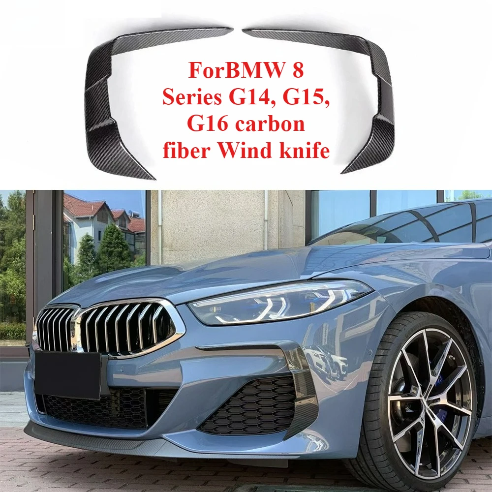 

Zero Defect подходит для BMW 8 серии G14, G15, G16, лопатка переднего бампера из углеродного волокна