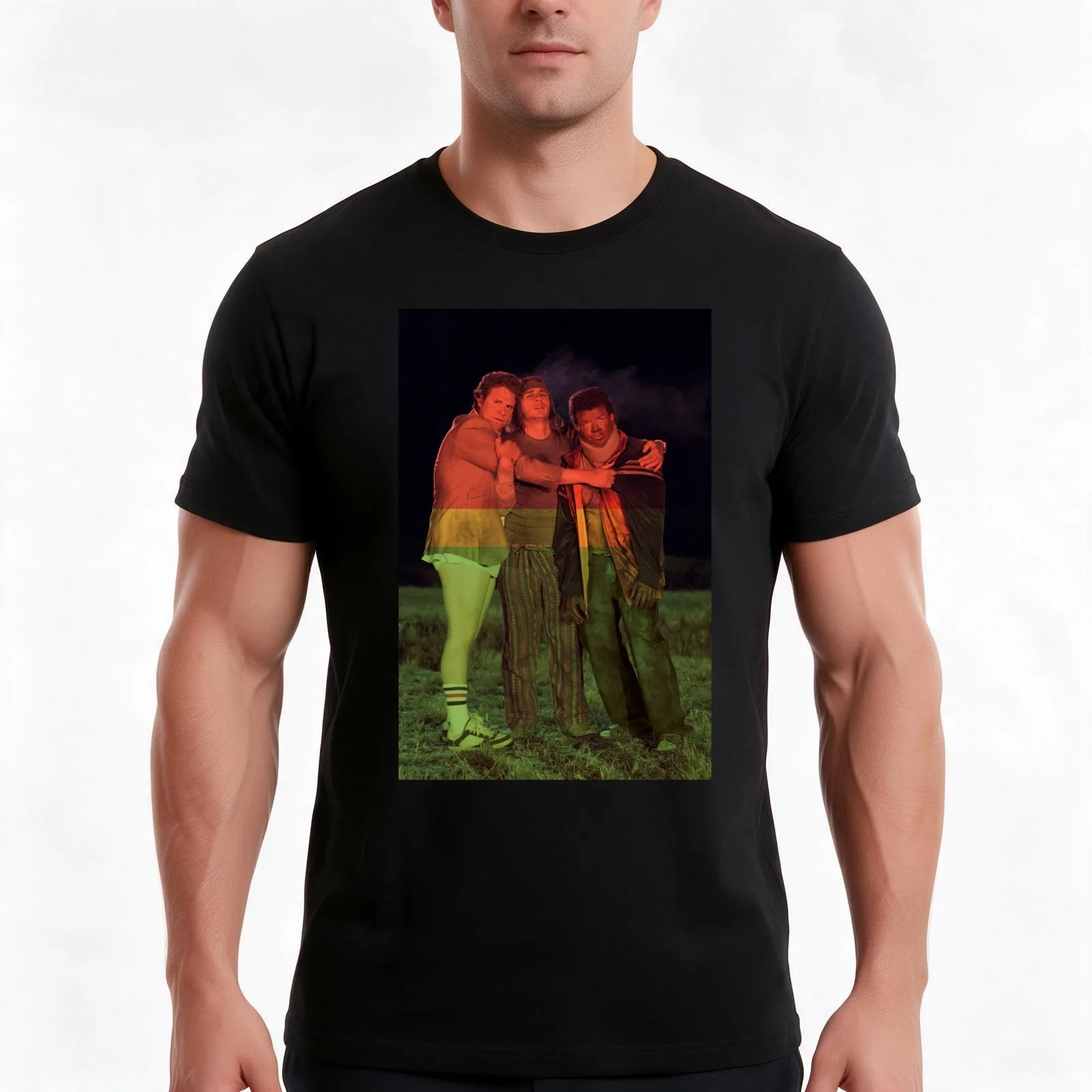 Pineapple Express Hug T-Shirt, Summer Casual Cotton Tee, Oversized Streetwear Tops, Vintage Graphic Print, Unisex Men Women