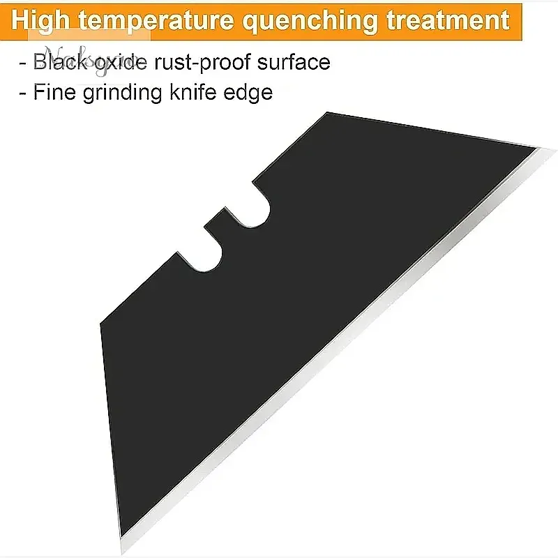 10/30/50Pcs Utility Knife Trapezoid Blades Replacement Steel Sharp Cutting DIY Art Craft Cutter