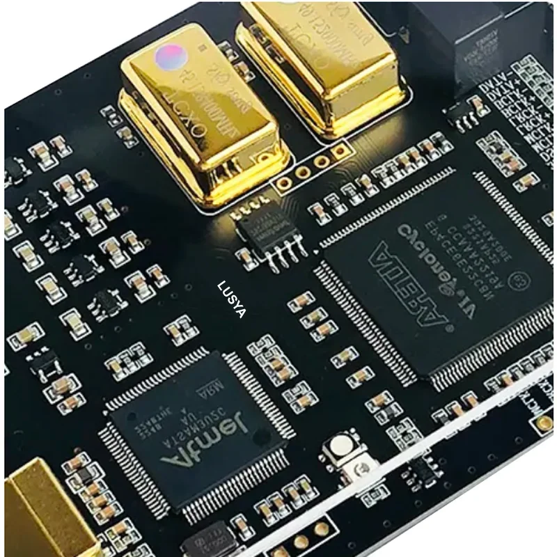 DLHiFi Amanero Italian USB Interface Card Cpld DSD512 384k Dop128 AS318B 0.1ppm Coaxial Output I2S Signal Processing Spdif