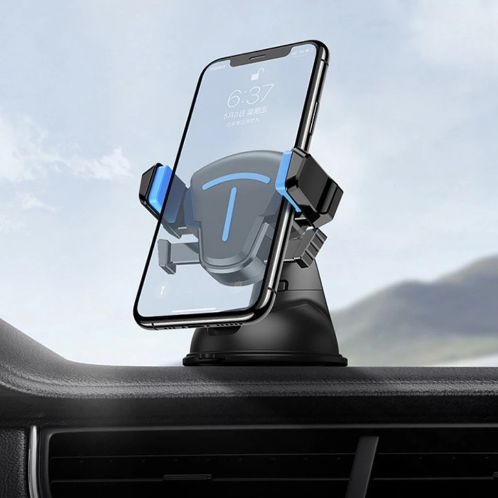 Suporte Celular Carro Universal Trava Automática Anti Queda Premium Ajuste Seguro para Todos os Modelos