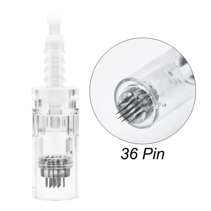 100pcs bayonet 12 36 pins nano needle cartridge microneedling tip for mym m7 m5 professional wireless dermapen kit skin care