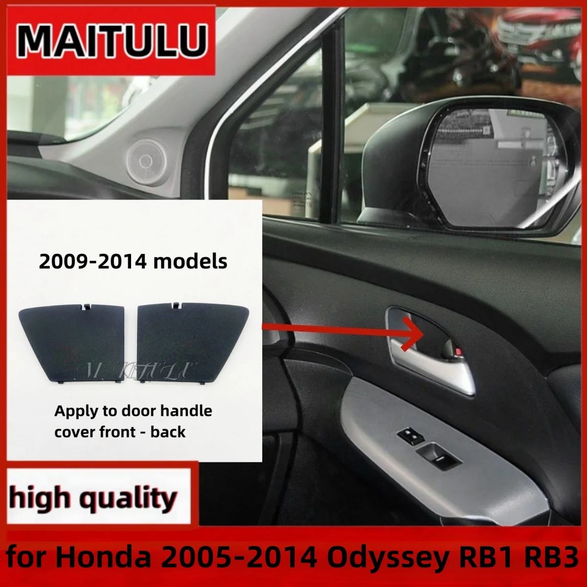

Car door handle decorative cover for Honda 2005 06 07 08 09 10 11 12 13 2014 Odyssey RB1 RB3 door inner handle screw cover