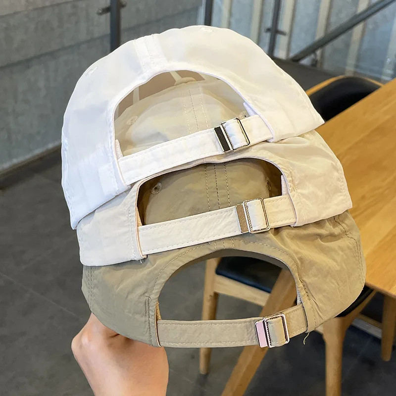 صيف جديد زوجين الرياضة في الهواء الطلق تشغيل قبعة بيسبول الموضة الرجال التجفيف السريع تنفس قبعة المرأة التخييم نزهة قبعة 2