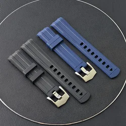 20mm Width Black/blue Watch Strap Rubber accessories Fits Haima watch case accessories luxury brand strap
