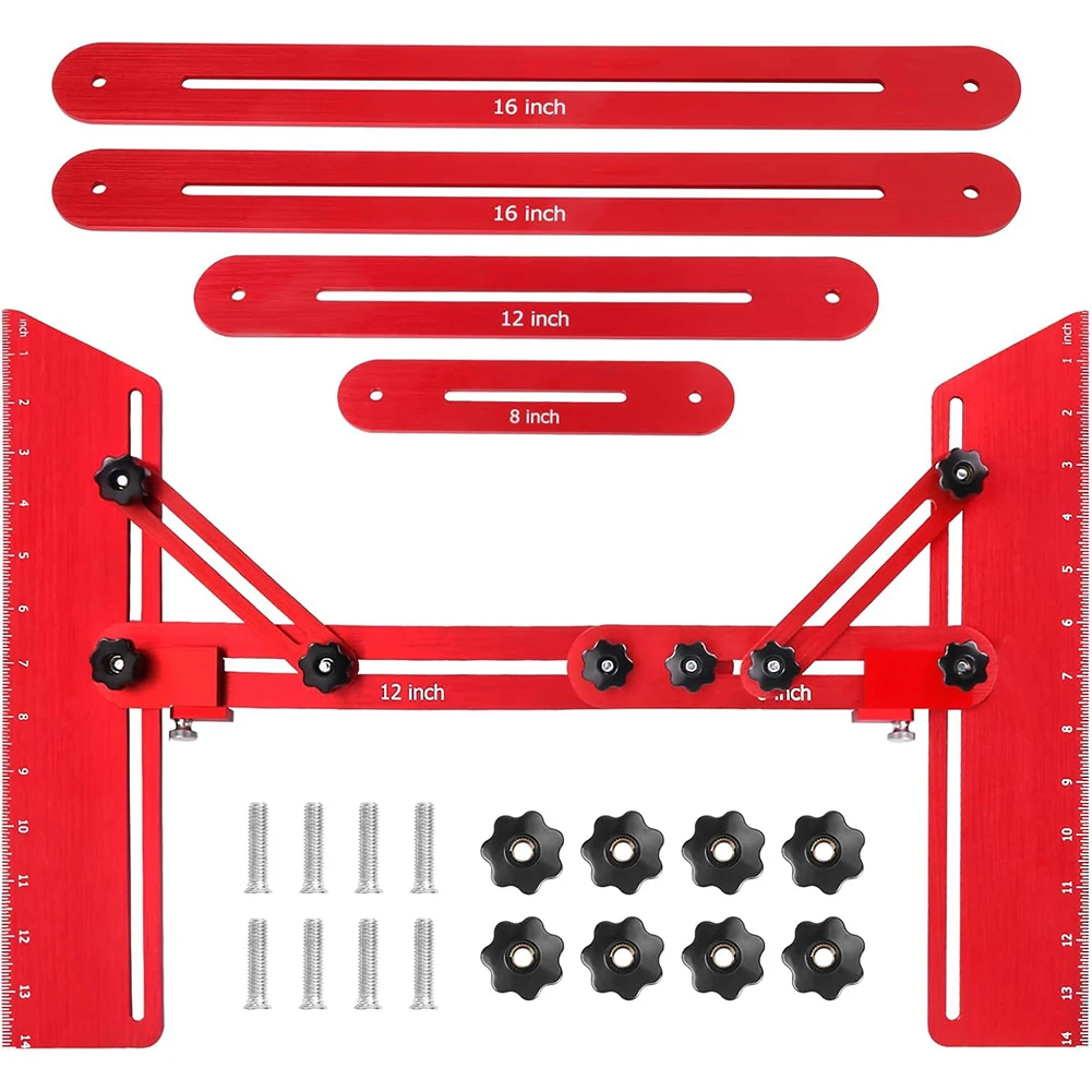 

Stair Tread Template Tool for Precision Measuring Adjustable Length from 11 5 to 60 Inches for Various Projects