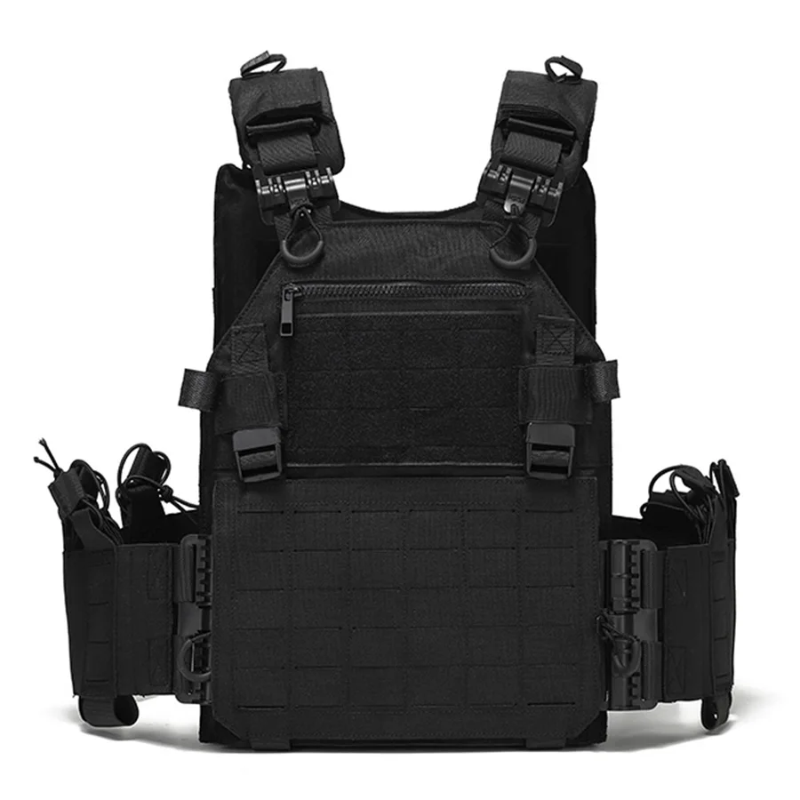 Outdoor trainingsvest multifunctioneel MOLLE-uitbreiding handig vest met snelsluiting, waterdicht en slijtvast