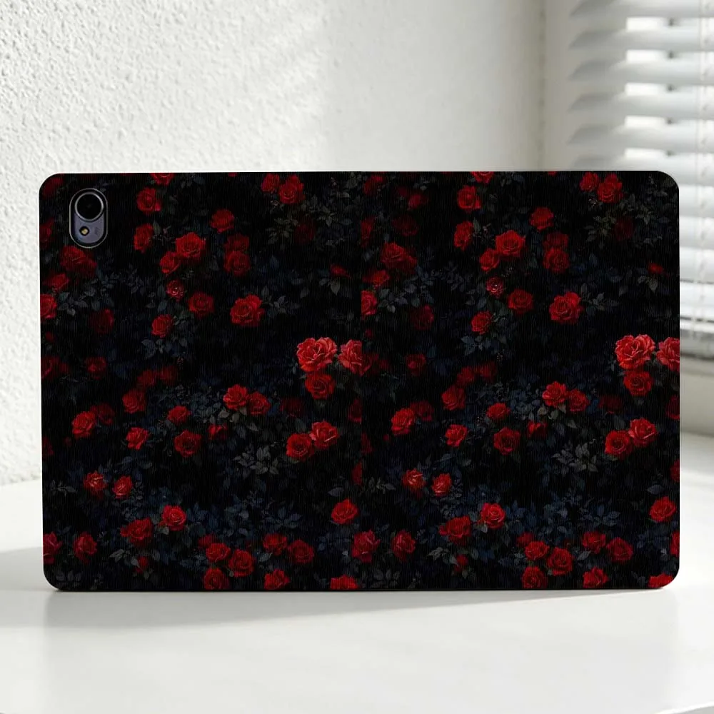 Luxurious Rose Pattern Cover For Huawei MatePad MediaPad MagicPad Honor Pad 10 9 8 X10 X9 X8 Pro Soft Inch Tablet Case