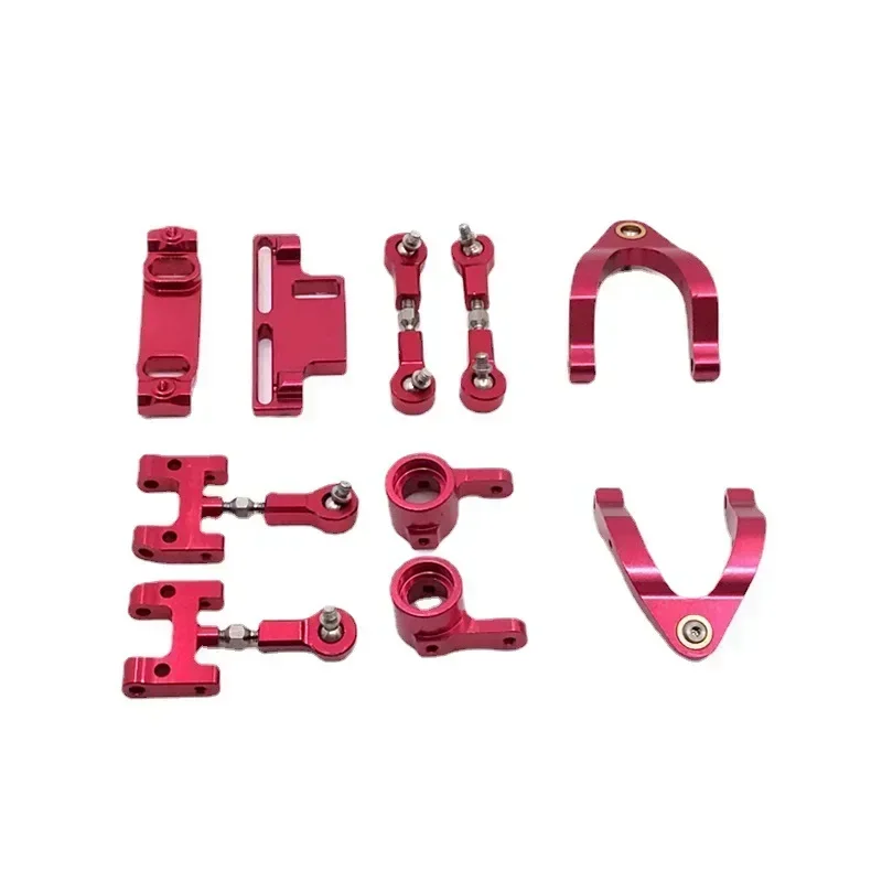

D12 CNC Metal Upper Lower Swing Arm Steering Cup Ball Joint Accessories Set for WPL D12 RC Car Upgrades Parts