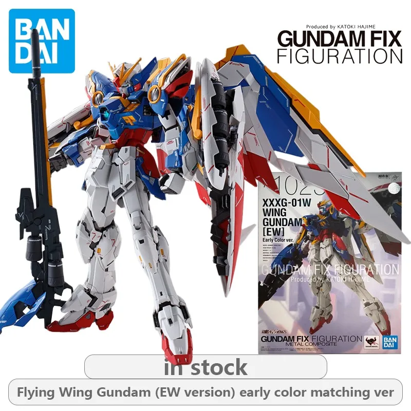 BANDAI Originele GUNDAM FIX FIGURATIE METALEN COMPOSITE Serie Flying Wing Gundam EW Versie Anime Action Figure Model Speelgoed