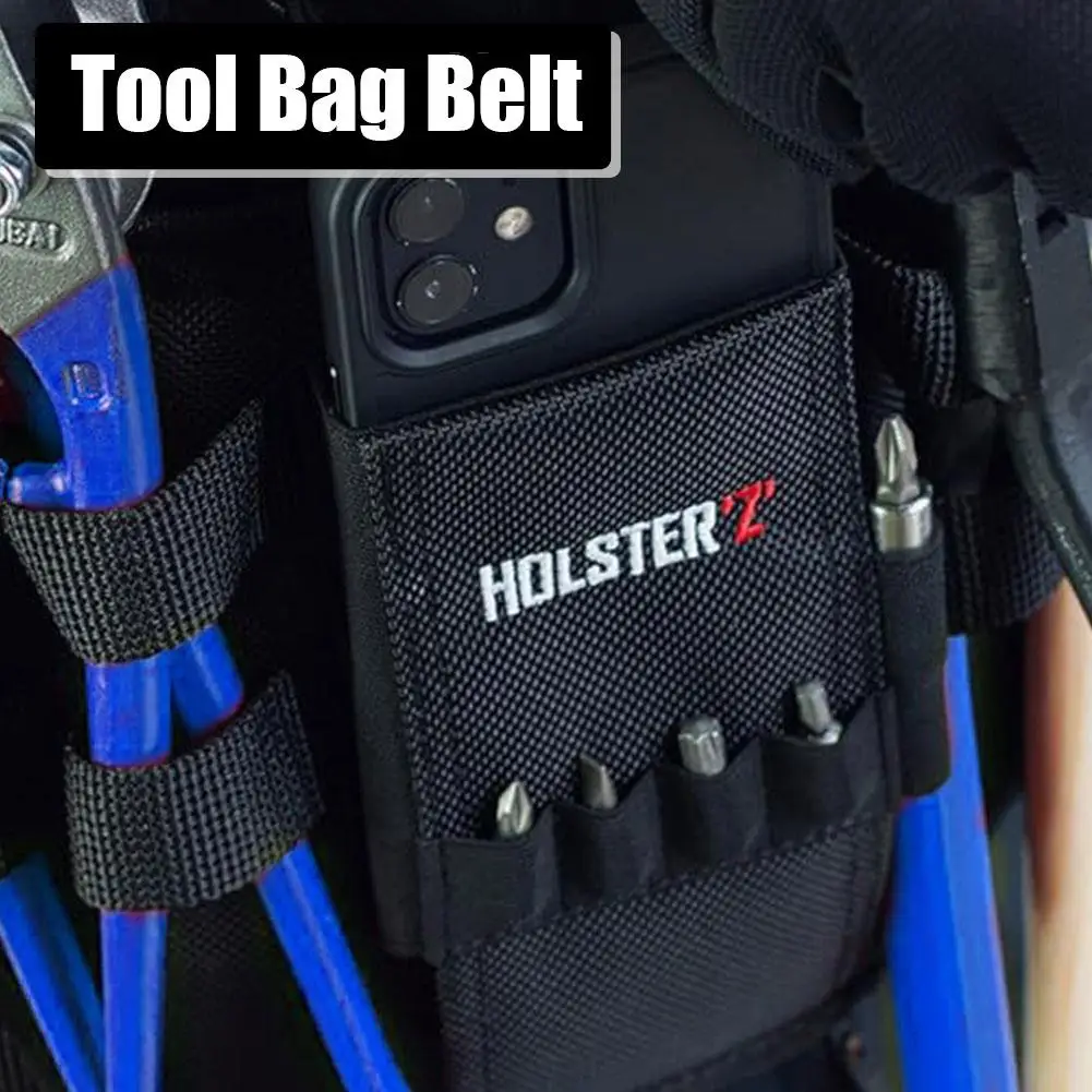 Portable Heavy Duty Drill Holster Electrician Tool Bag Drill Chuck Belt Storage Pocket Professional Tool Storage Arrange