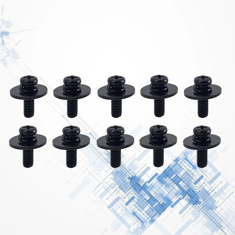 

10 Pcs Ear Screws Drum and Washers Lug Mounting Parts Double Bundle with Stock Accessories