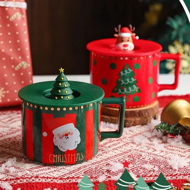 

Exquisite Christmas Gift Ceramic Mugs Home Creative Afternoon Tea Coffee Cups High End Restaurant Unique Water Cup