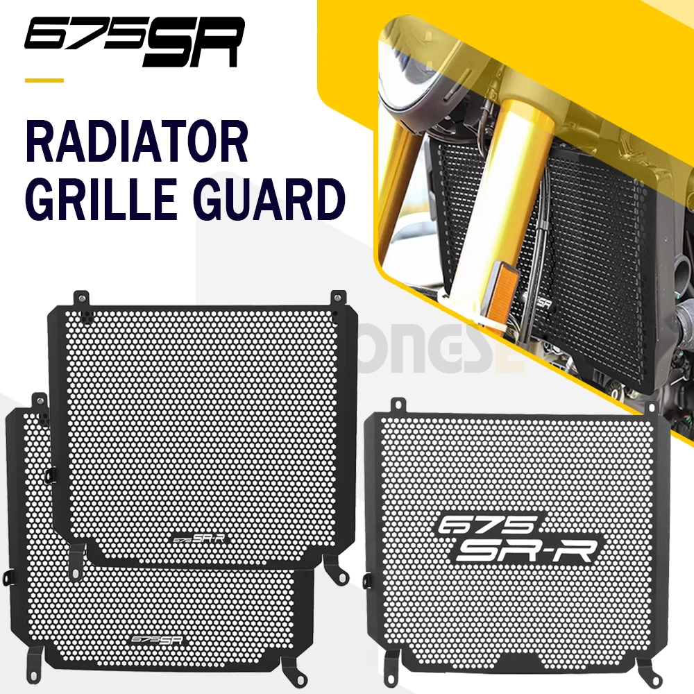 

For CFMOTO CF 675SR 675SR-R 675SR R 675 SR-R 2023 2024 2025 Motorcycle Radiator Grille Guard Cover Engine Cooling Protector