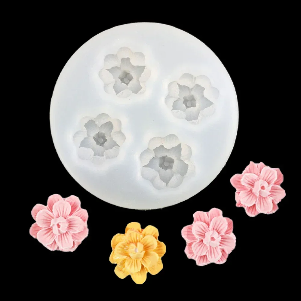 

4/6/7/10 отверстий 3D цветок силиконовые формы DIY помадка ремесло для торта конфеты шоколад сахар ремесло десерт кондитерские кухонные инструменты для выпечки