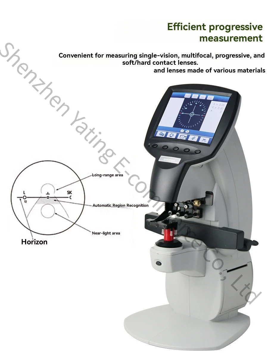New Automatic Computer Refractometer, UV Blue Light Refractometer, Optometry Glasses Store, Lens Processing Equipment