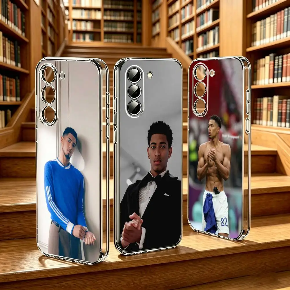 So handsome j-Jude Bellingham  Phone Case for Samsung Galaxy A55 A06 A16 A26 A36 A56 A25 A35 A15 Transparent Flexible Cover