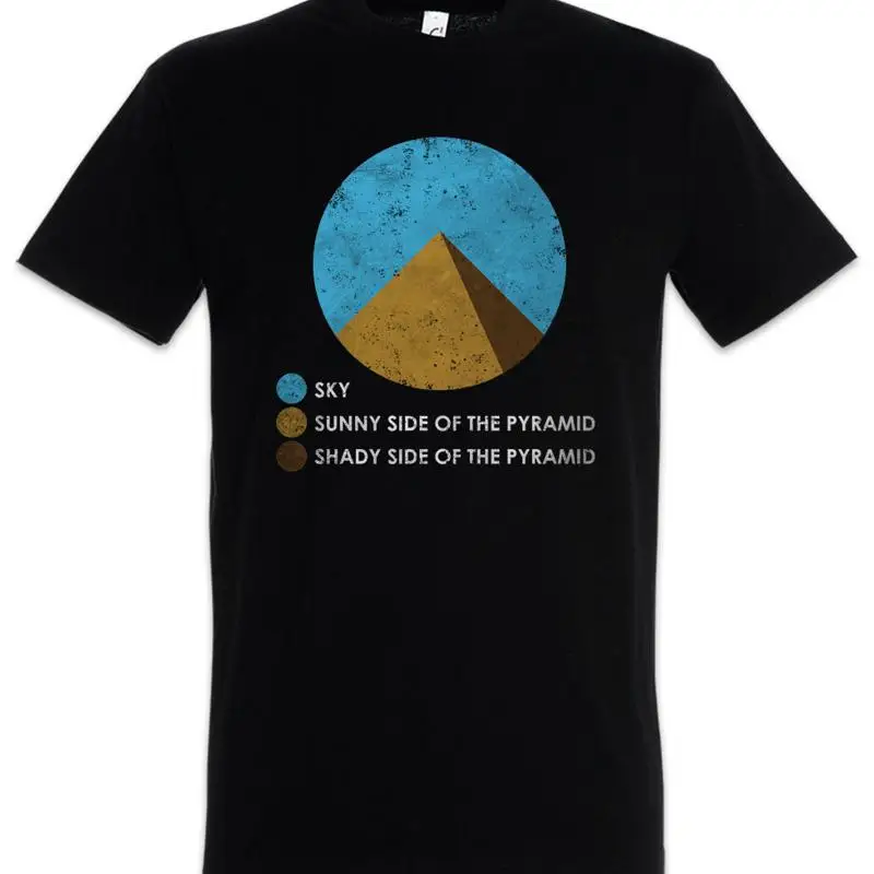 Chart Pyramid T Shirt Fun Geek Nerd Teacher Professor Diagram Science Scientist