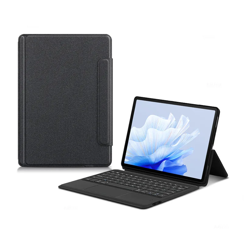 Leather keyboard case for Huawei 2023 new MatePad Air tablet, 11.5-inch Bluetooth keyboard protection case