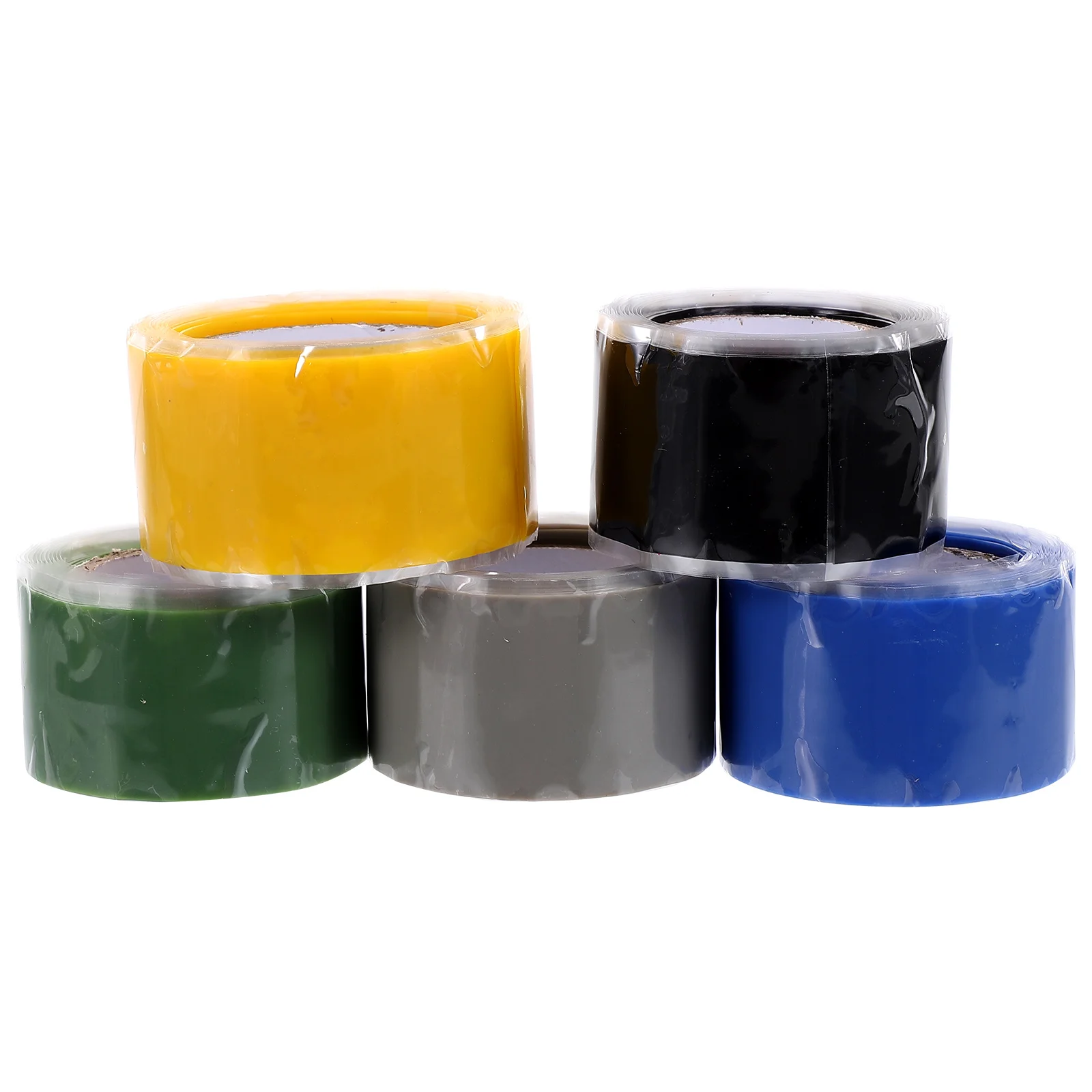 

5pcs Insulation Tape 15M Multi-Color Silicone Rubber Self-Adhesive High-Temp Anti-Slip Kayak Paddle Grip Accessories