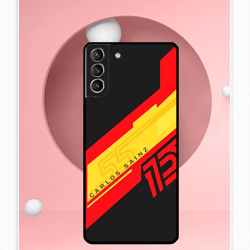 Carlos Sainz F1 Case For Samsung Galaxy S24 S23 Ultra S22 S20 FE S21 FE Note 10 20 S8 S9 S10 Plus Cover