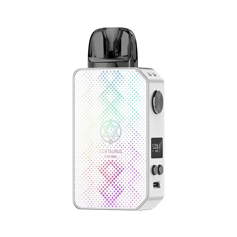 ชุดบุหรี่ไฟฟ้า Centaurus E40สูงสุด40W พ็อดพร้อมแบตเตอรี่1400mAh ตลับ3ml E PLUS รองรับ rba E Vaporizer บุหรี่