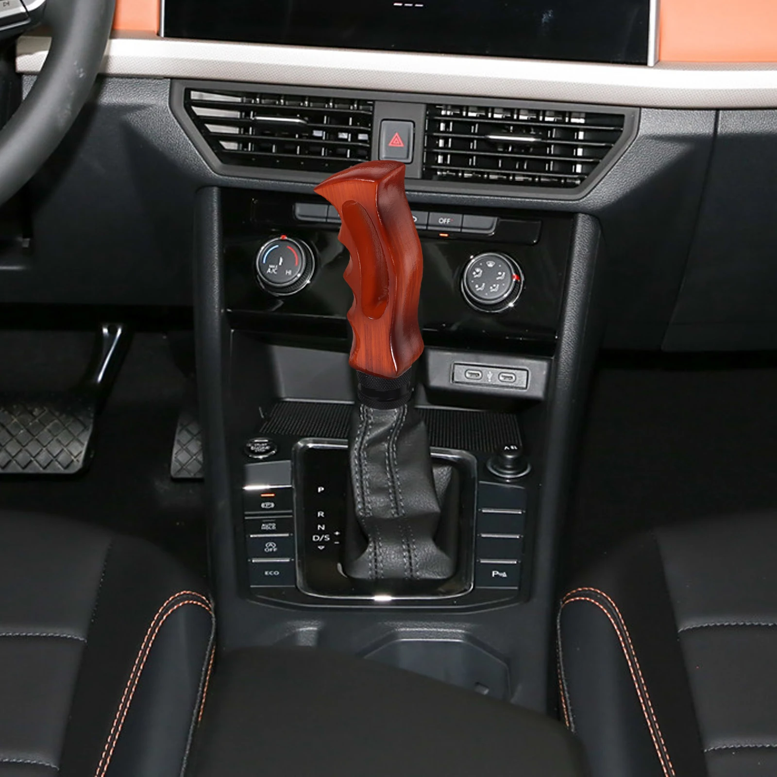 

Stylish Resin Shift Knob Comfortable Durable Replacement for Manual Automatic Car Transmission Stick Decorative Shift