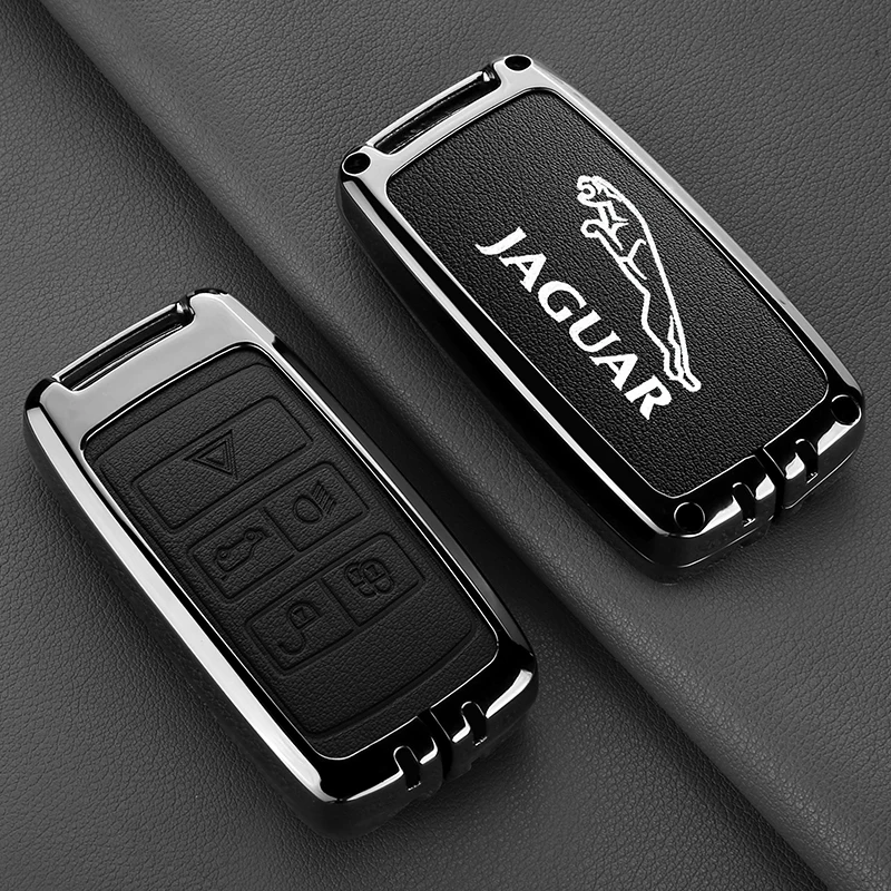 Fashion Leather Car Key Cover Case For Jaguar XF XJ XE S-Type F-Type X-Type F-Pace I-Pace E-Pace Android XFR XKR Auto Keychain - view 5