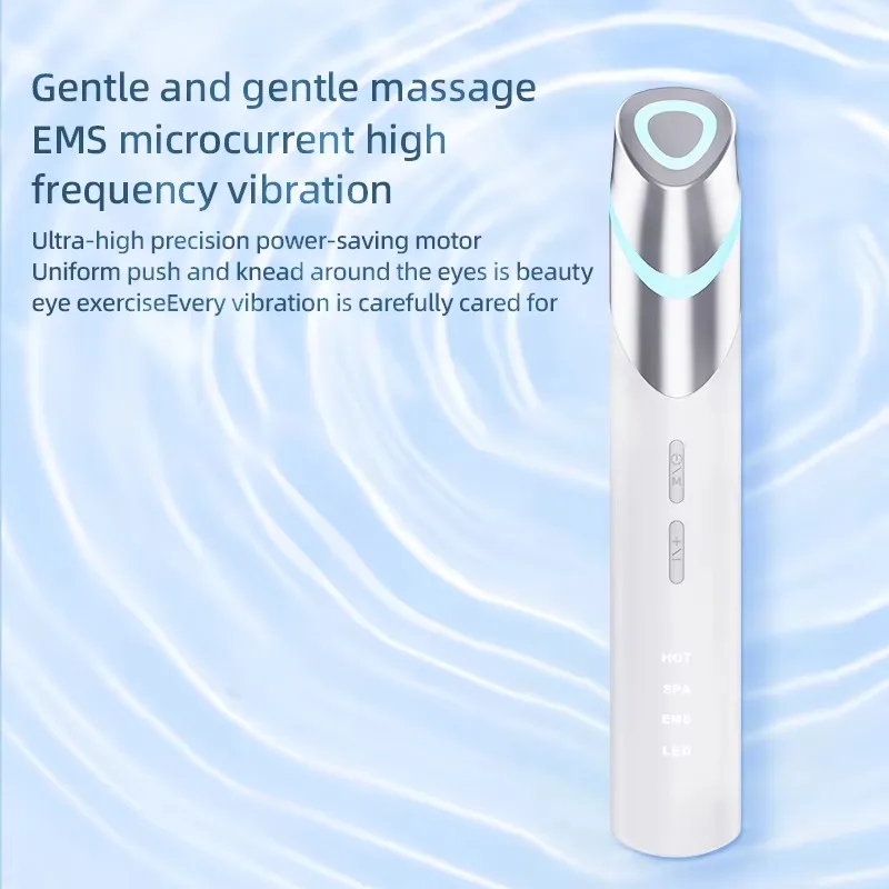 2025 EMS Microstroom Draadloze Eye Lifting Anti Rimpels Pen Wallen Donker Anti-Wallen Apparaat voor Oogmassage Gereedschap