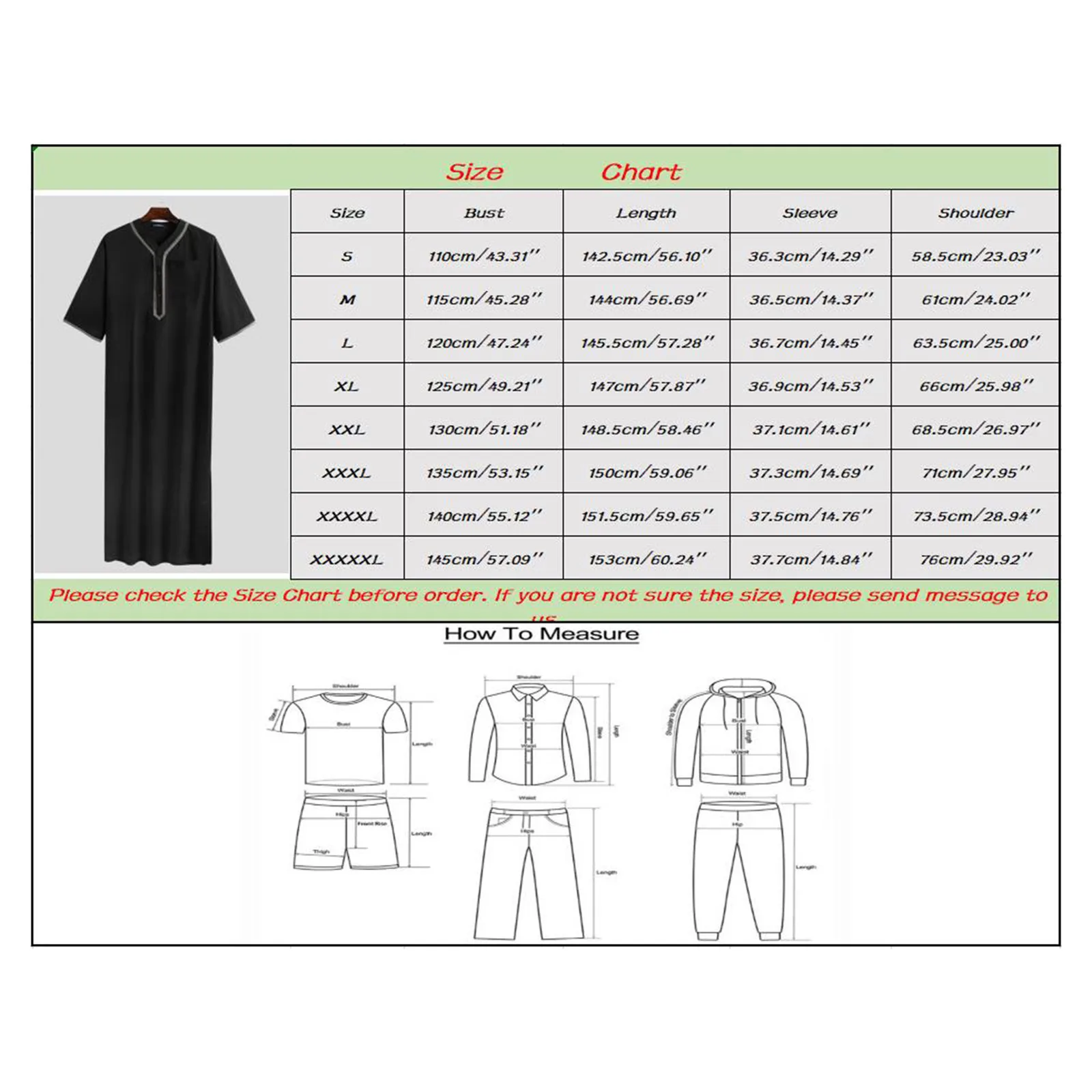 Kimono musulmán Jubba Thobe para hombres, de Color sólido túnica media, camisa musulmana saudita, cuello levantado, caftán árabe islámico, Abaya