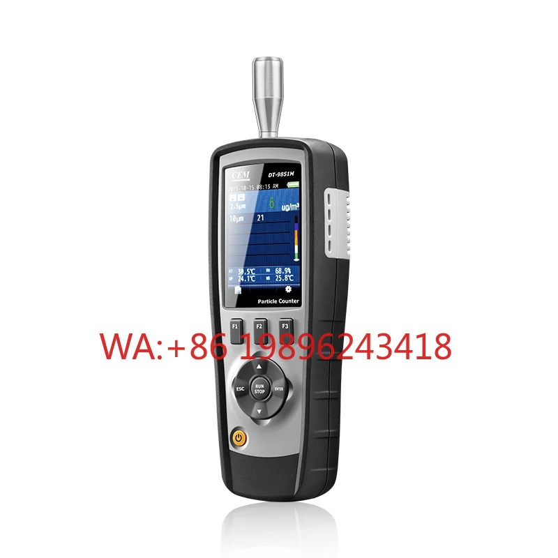 

CEM Particulate Matter Monitor PM2.5/PM10 Air Quality Detector DT-9851M