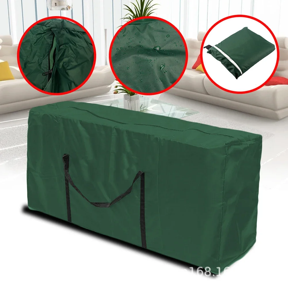 210D Oxford Cloth Green Storage Bag Outdoor Furniture Cushion Storage Bag Quilt Pillowcase Storage Bag