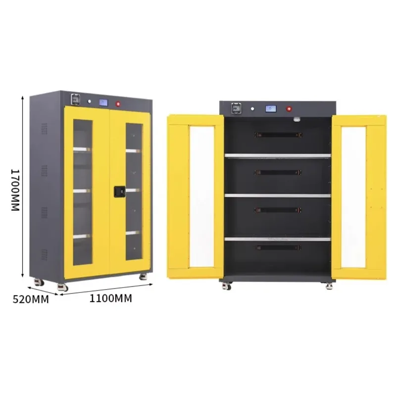 Intelligent Lithium Battery Touch Screen Explosion-proof Cabinet, Double Door Explosion-proof and Fire-resistant