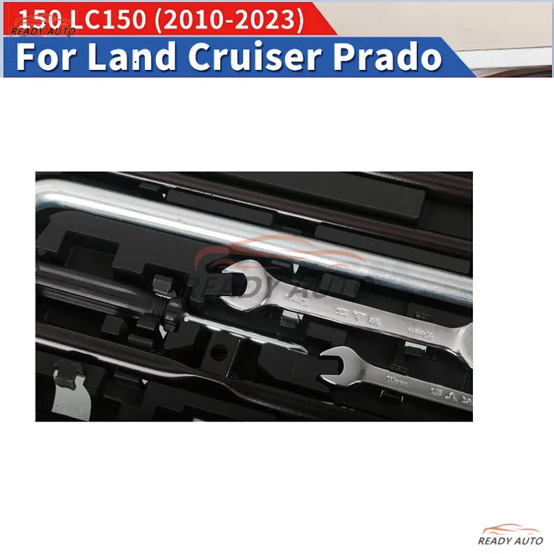 Tailgate Trunk Emergency Toolbox LC150 Interior Upgraded Accessories Modification For 2010-2023 Toyota Land Cruiser Prado150  ﻿