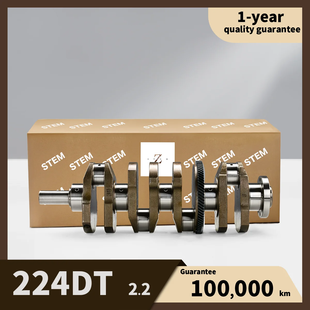 

Crankshaft LR001234 LR022080 0501L6 for Land Rover 2.2 224DT DW12 I4 Fiat 2.2 DW12I4 - Shelf Life 1 Year