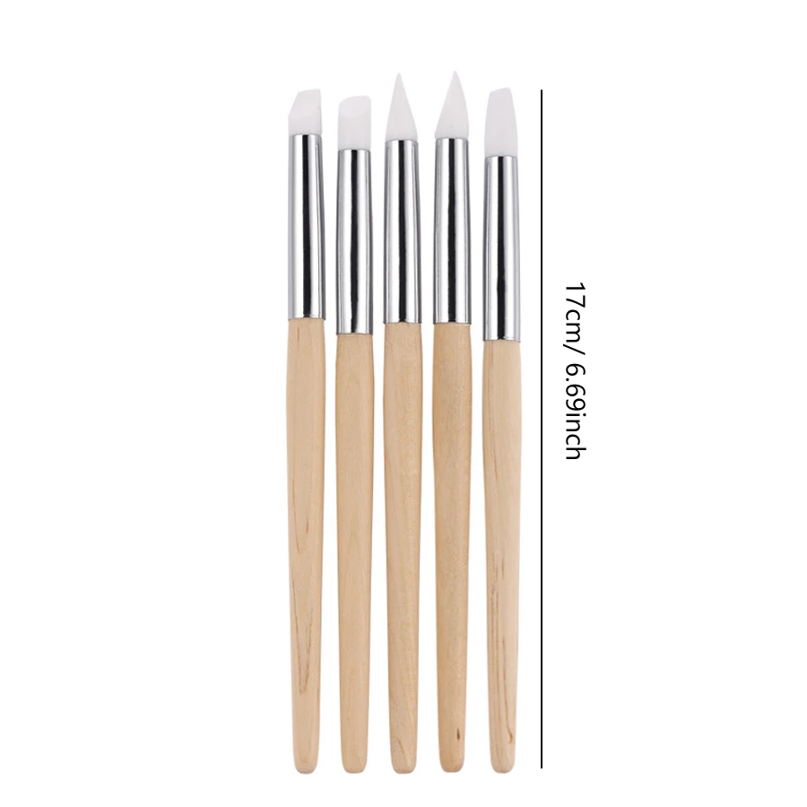Nail Art Pinsel Set Detaillierung Carving Dotting Dual-Head Pinsel für Acryl UV Gel Polnisch Maniküre Werkzeuge – Detail 7