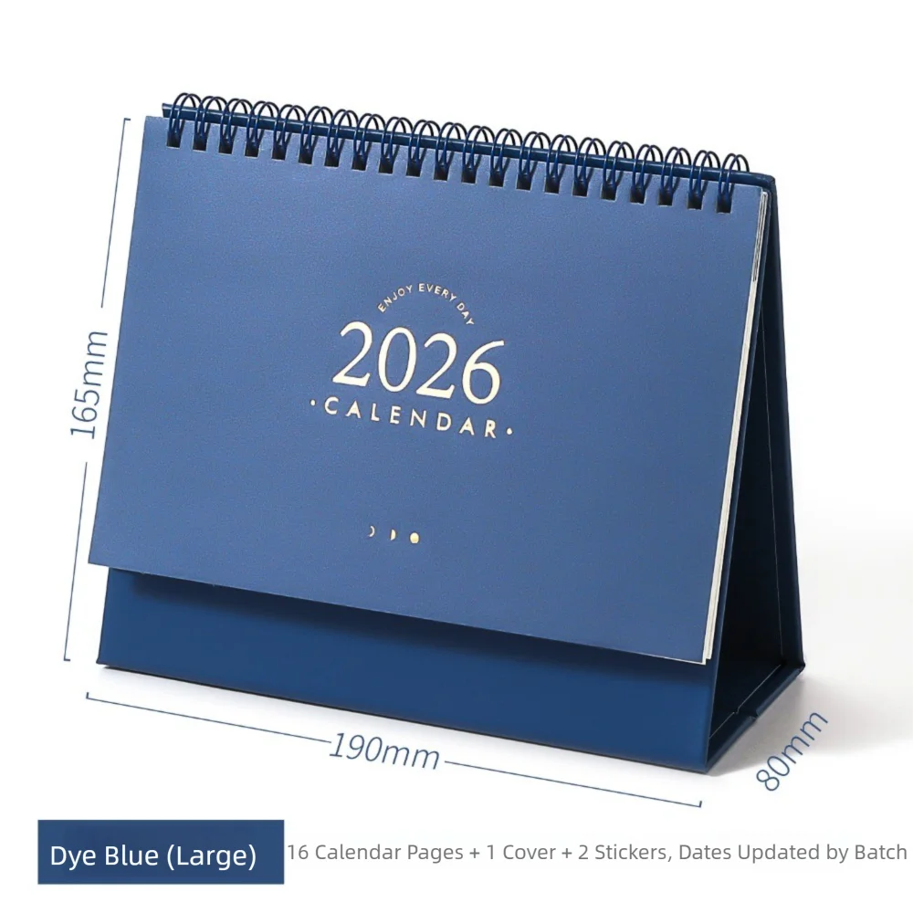 

Simple Coil 2026 Desk Calendar Portable Desktop Decoration Schedule Planner Daily Planner Gifts