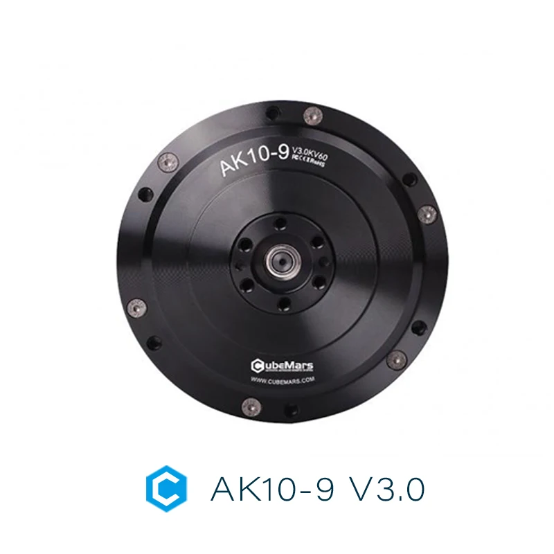 AK10-9 V3.0 KV60 T-MOTOR แบบไดนามิกมอเตอร์โมดูลาร์สําหรับหุ่นยนต์ Exoskeleton, AGV, ตัวเข้ารหัสคู่