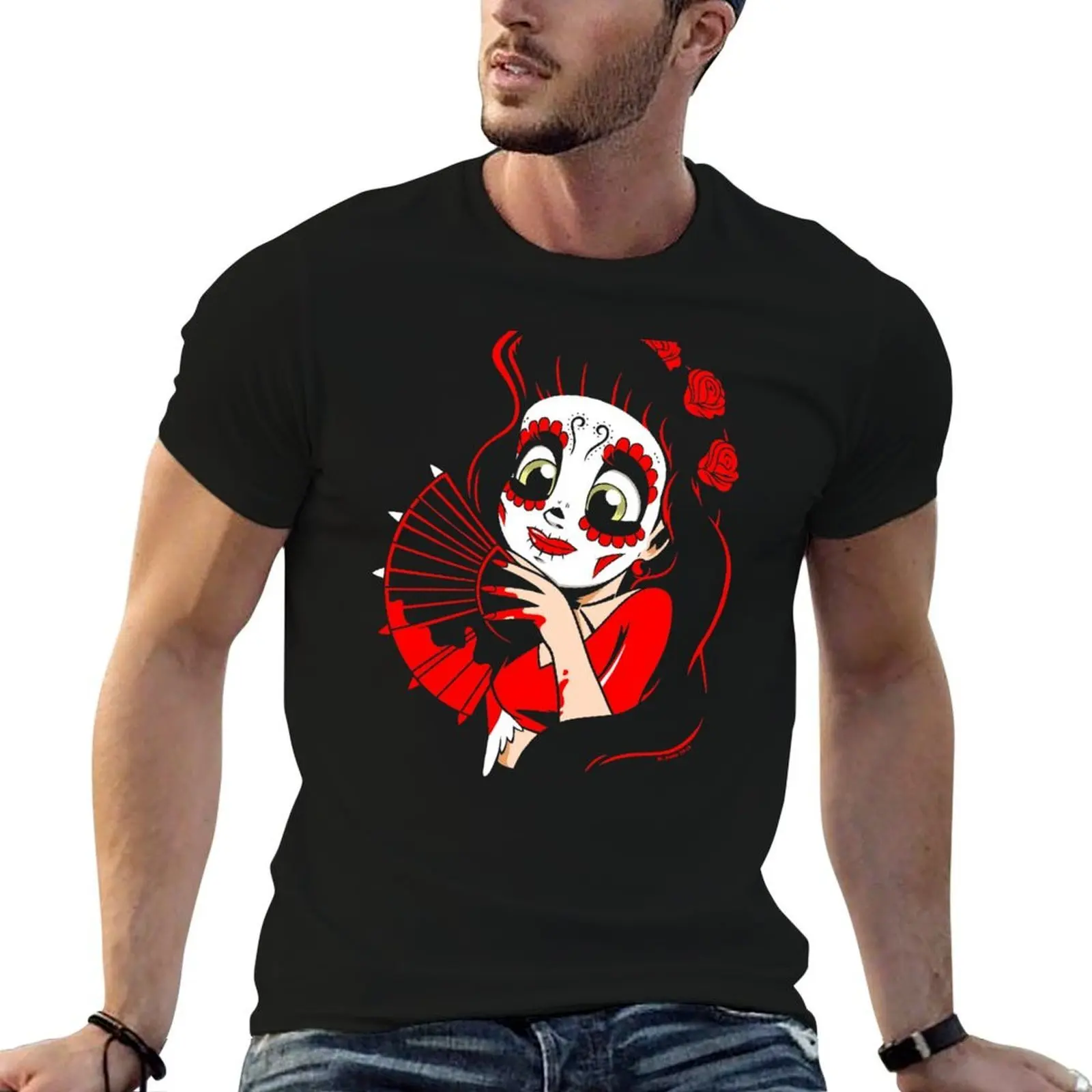 Maria T-Shirt quick-drying sports fans men t shirts