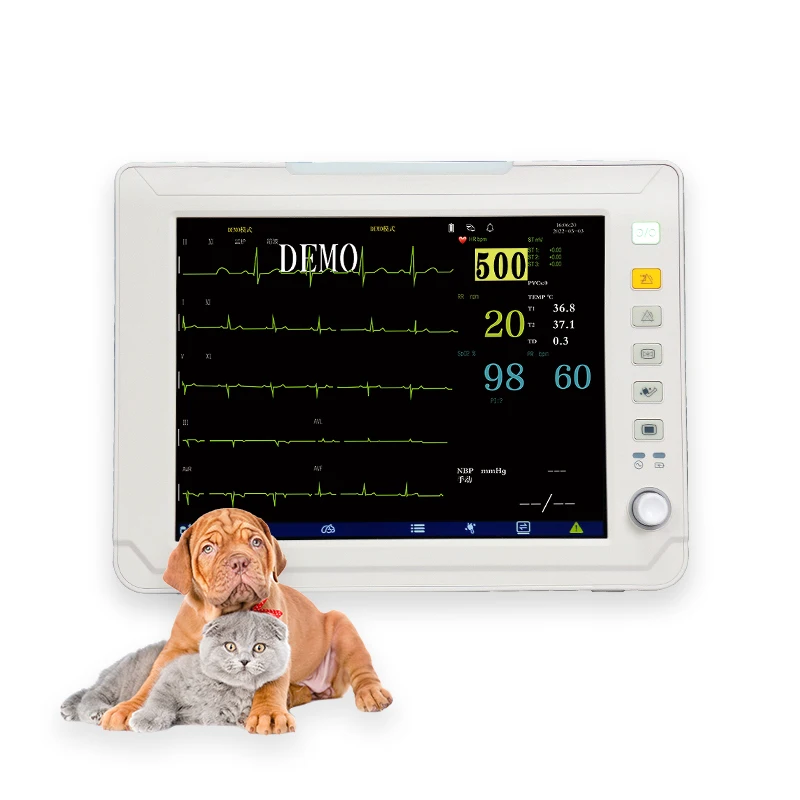 Multi-channel Veterinary Blood Pressure Monitor For Dogs And Cats Pet Hospital Equipment Veterinary Electrocardiogram Detector