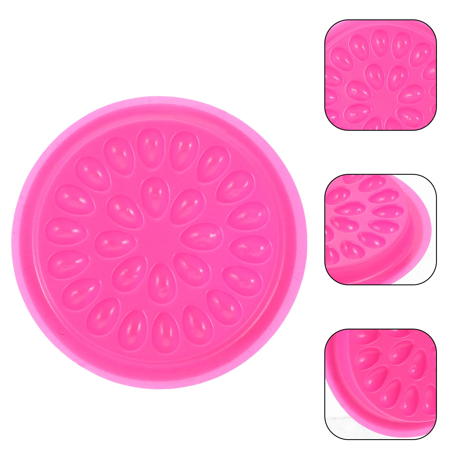 

20 Pcs Eyelash Tray Lightweight with Base Professional Grafting Holder Strong Sticky