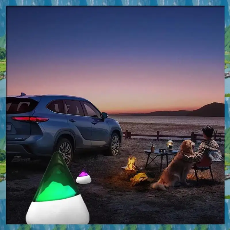 The New Touch-Controlled LED Night Light USB Rechargeable For Outdoor Camping, Home Decor